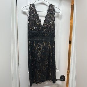 Lulus black lace dress